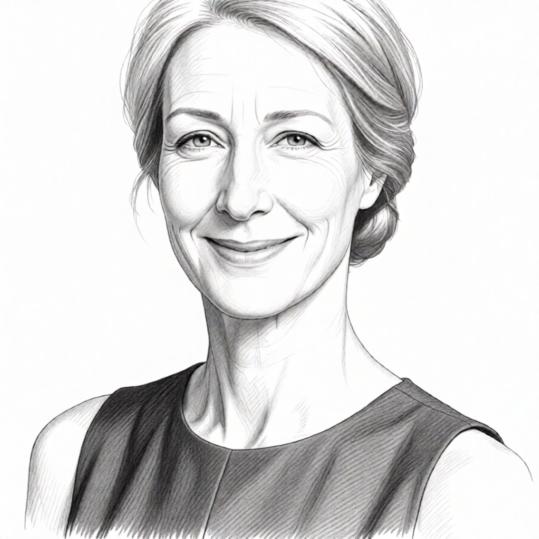 Melanie von Krafft – Bleistiftporträt