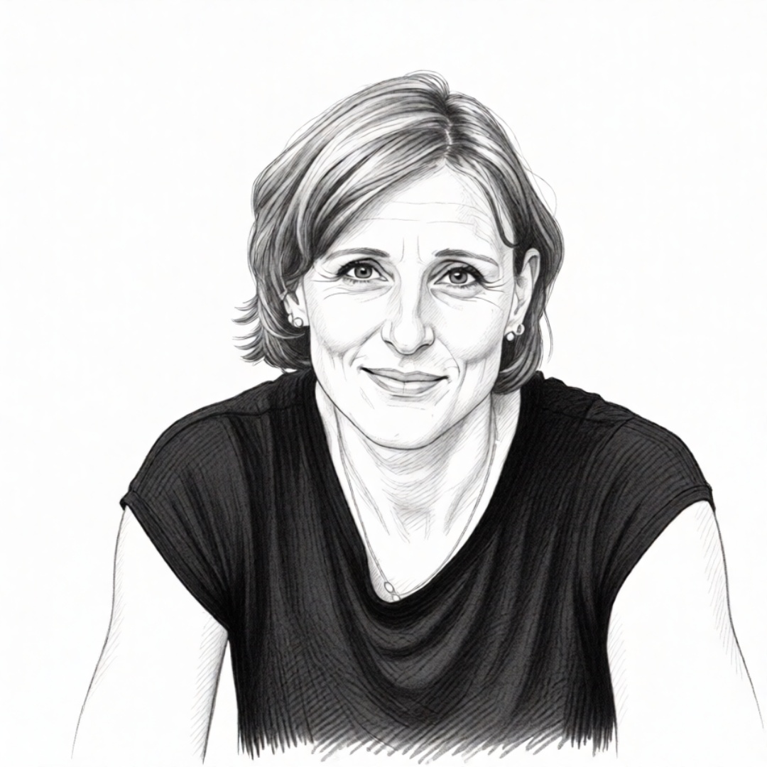 Monika Stumpf – Bleistiftporträt